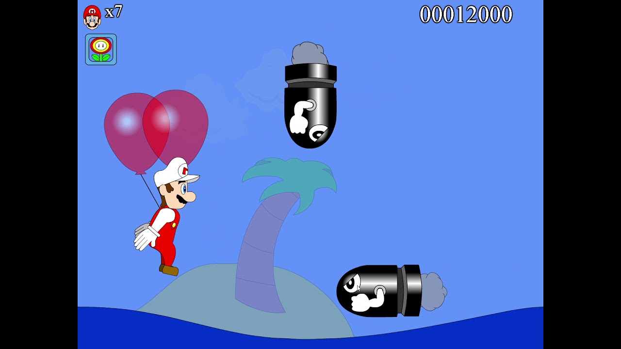 SUPER MARIO BROS BALLOON TRIP (flash game) YouTube