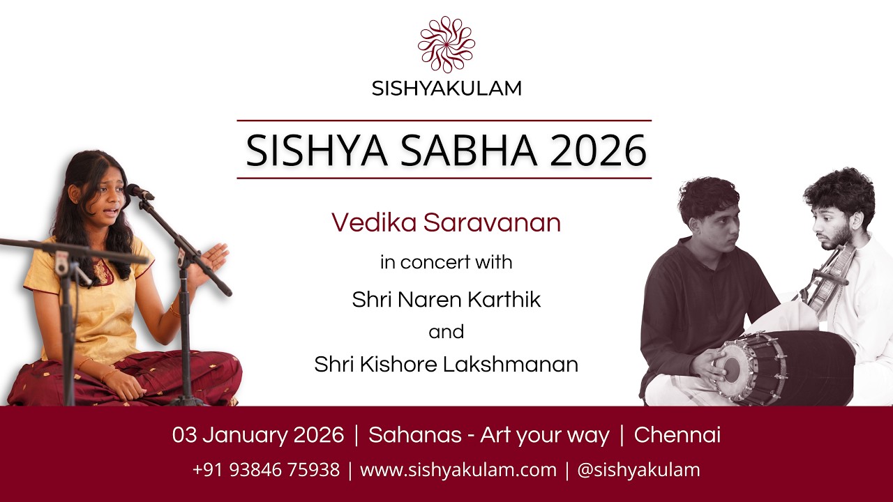 Vedika Saravanan at Sishya Sabha 2026 | Sishyakulam