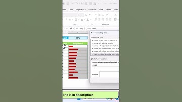 Dynamic Colorful Progress Bars in Excel cells #exceltips