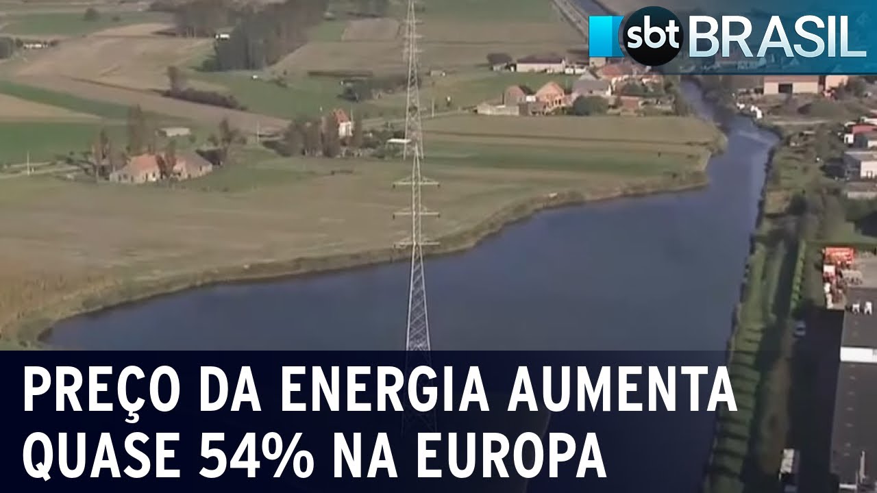Preço da energia aumenta quase 54% na Europa | SBT Brasil (11/08/22)