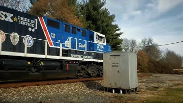 Leslie RS5T-RRO Doppler Effect! CSX 3194 At Carlisle, Ohio!
