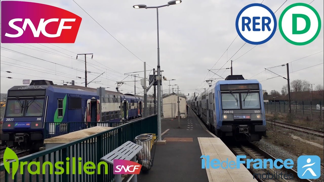 (FHD) des Spots en gare de Goussainville et Louvres