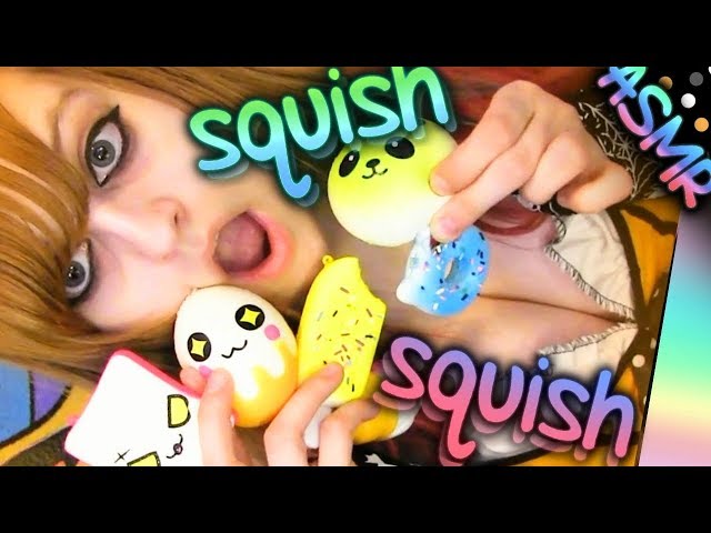 ASMR SQUiSH SQUiSH 👏 KAWAii ♡ Crinkle Tingles, Kawaii Food, Fruit, Plastic, Squishy, Cute ♡
