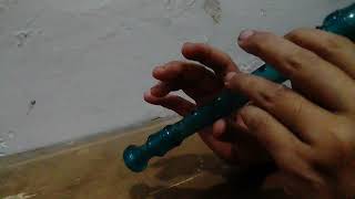 Pelangi Pelangi 🌈. Cara Main Suling Plastik. Recorder Cover.