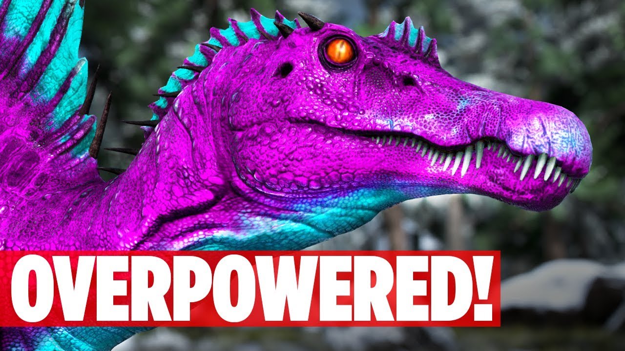 IS THE SPINO COMPLETELY BROKEN?! UNFAIR! Ark: Survival Evolved TLC Patch 2