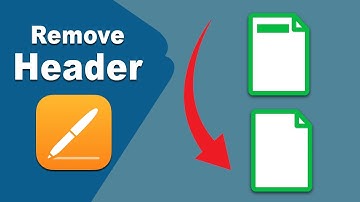 How to Remove Header from all pages in Apple Pages
