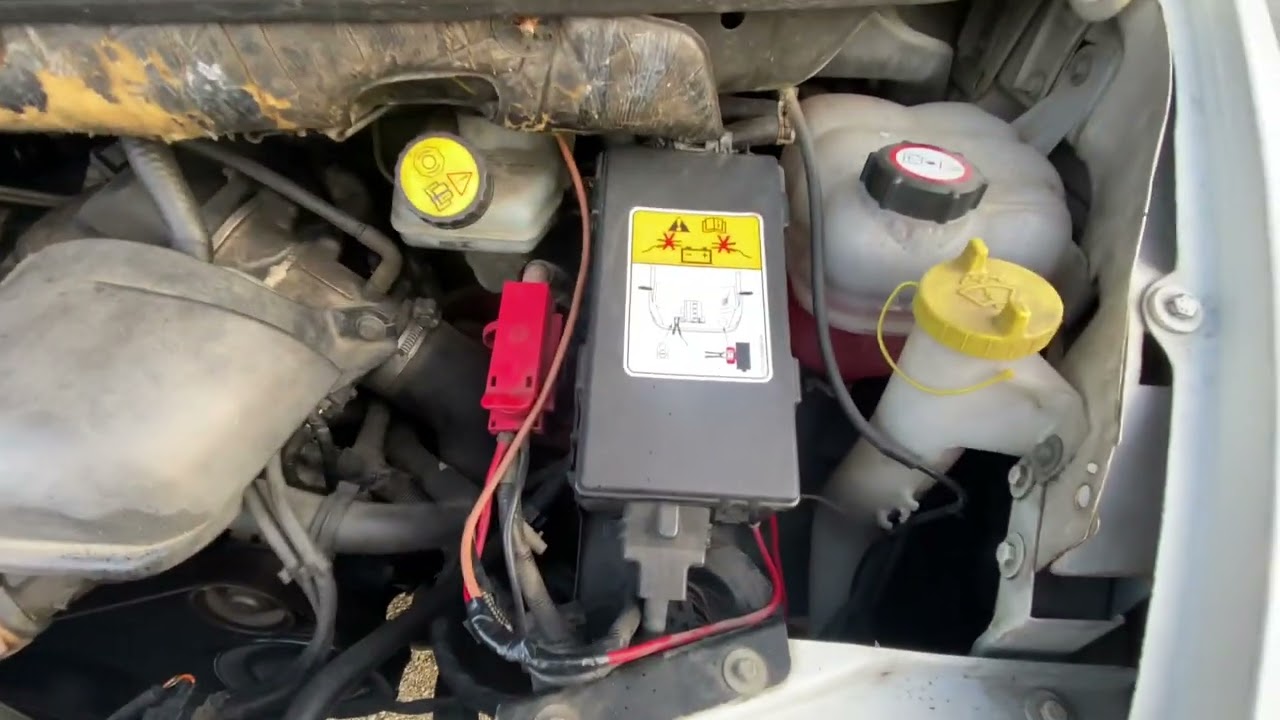 Ford Transit 2.4 duratorq turbo diesel 125cv. Motor sound