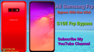 Samsung S10E,S10,S10+,S8,S9,S9+ Frp Bypass| Android 11/Android 12| with unlock tool Subscribe Me..