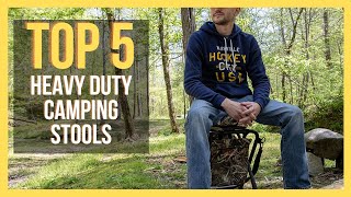 ✅ TOP 5 BEST Heavy Duty Camping Stools 2024