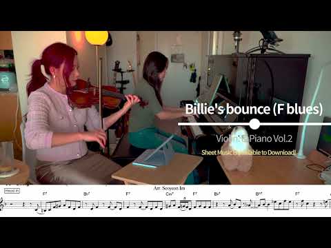 [Sheet Music] Billies Bounce (F Blues) - Jazz Violin ver (Violin & Piano Vol.2)