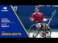 Wheelchair mens singles final  shingo kunieda vs alfie hewett highlights  2021 us open