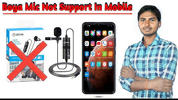 Boya Mic Not Working In Android Smartphone | How To Use Boya Mic in Mobile/Boya Mic Not Support 2021