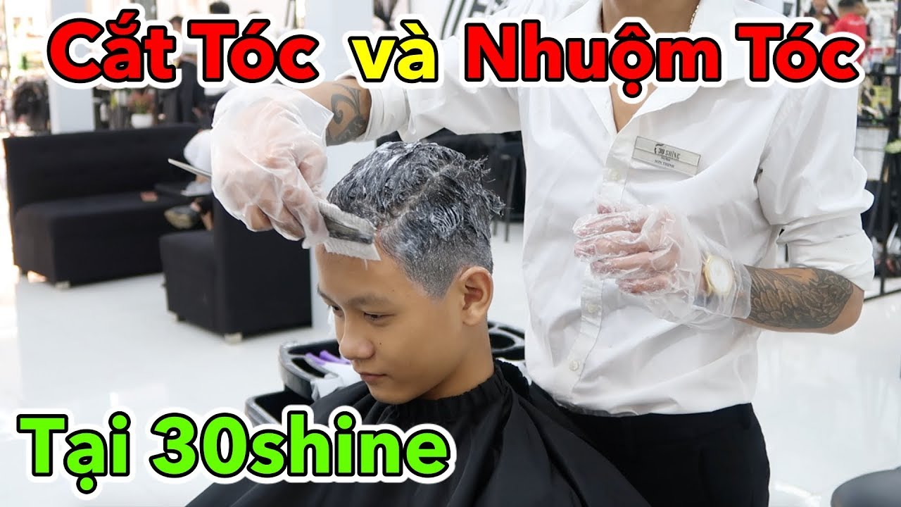 tắm hơi New Update Xem Phản Ứng Của Cha Mẹ Khi Dẫn Em Trai Vào 30Shine Cắt Tóc và Nhuộm Tóc | Lâm Vlog