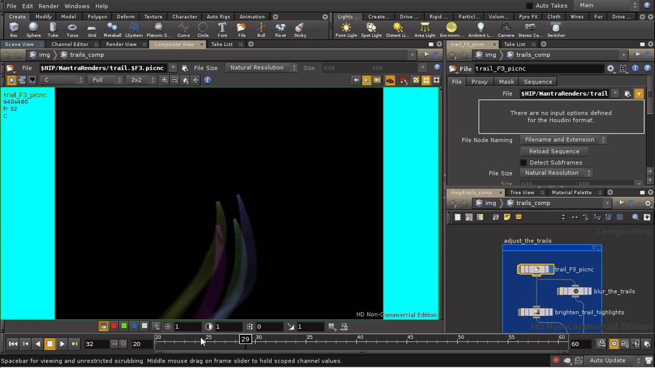 Houdini Refining the Trails Effect 2 - YouTube