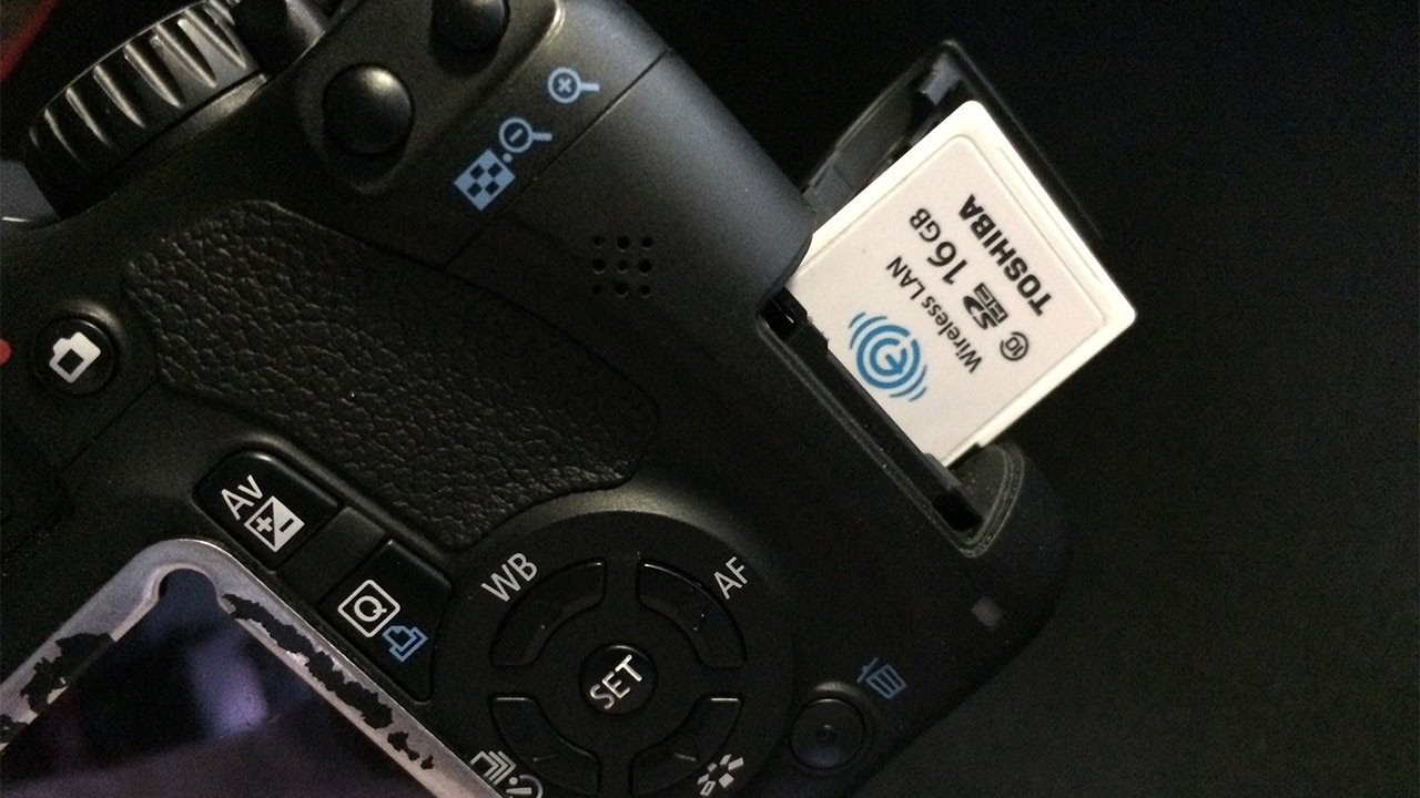 how to connect flash air card with Nikon DSLR cameras YouTube