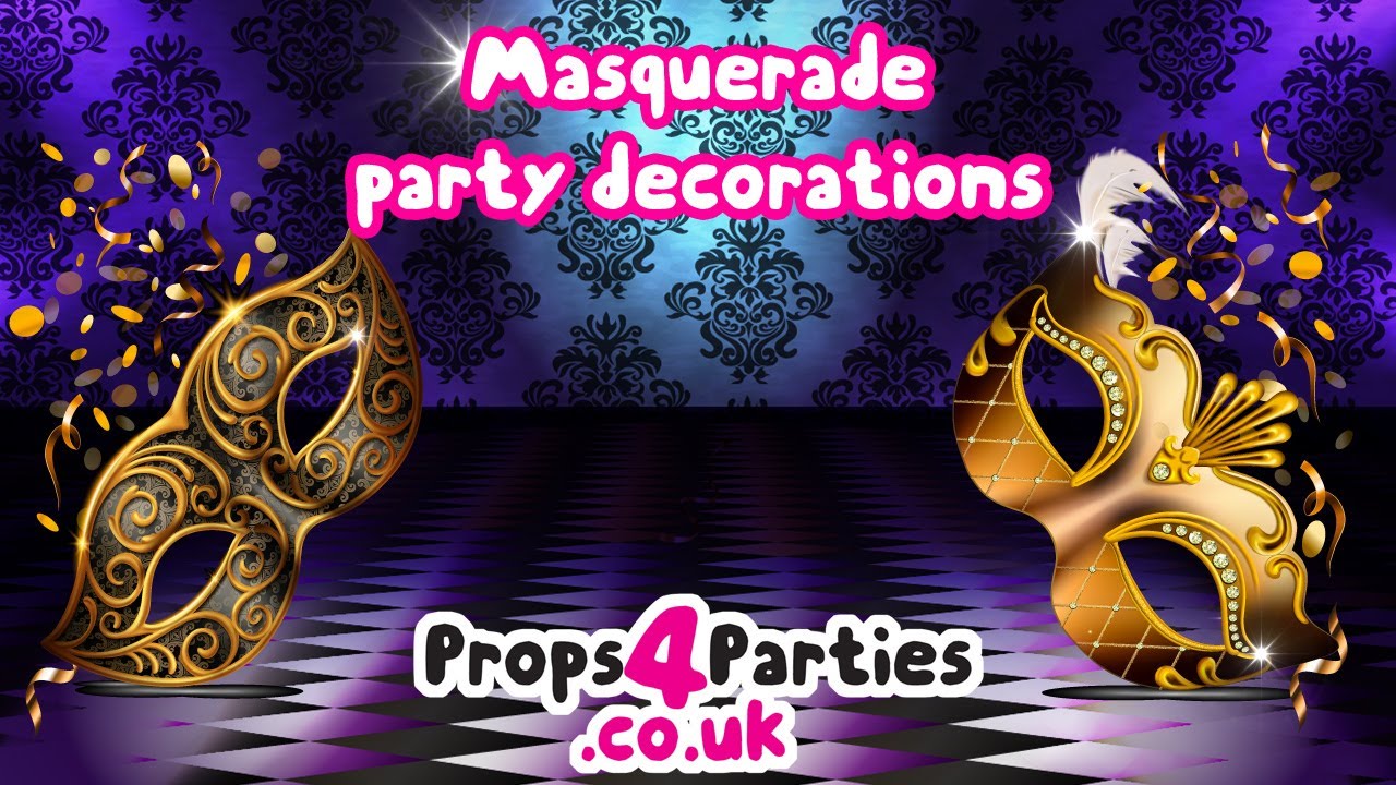 Masquerade party themed decorating ideas 