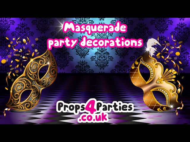Masquerade Party Decorations* 18th Birthday Celebration* 