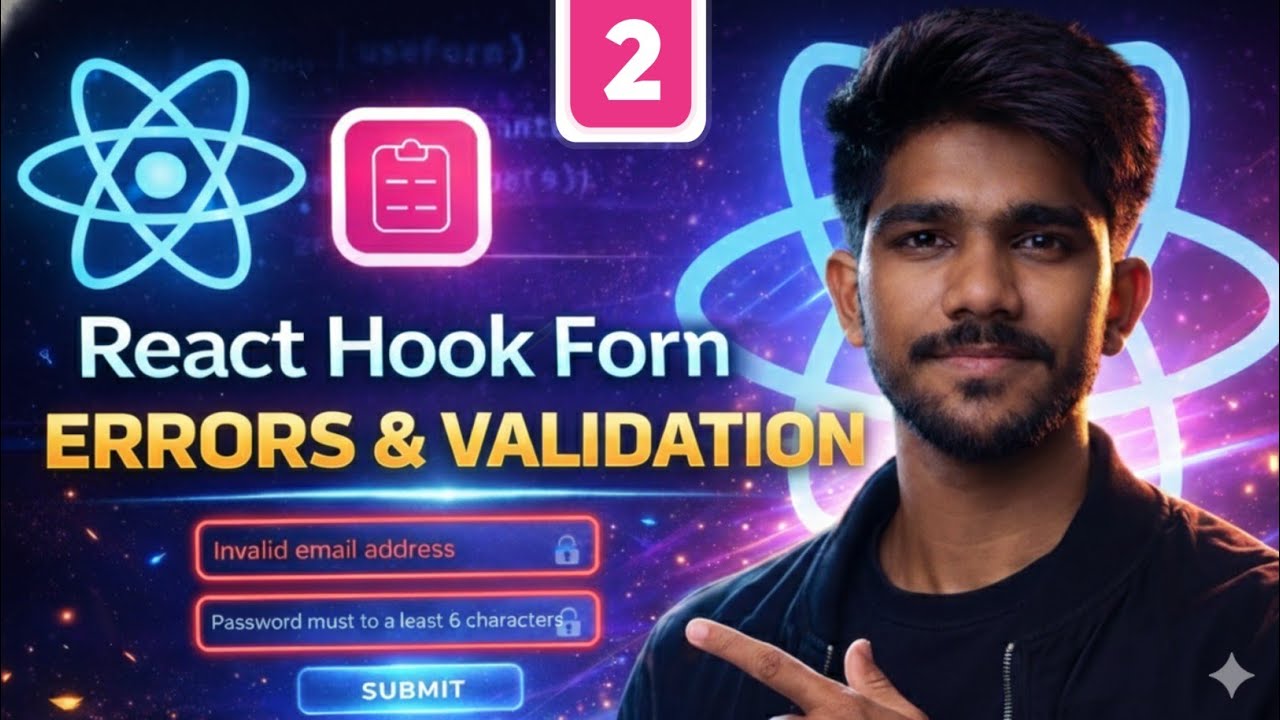 #2 Stop Writing Bad Forms | React Hook Form Validation & Errors ...