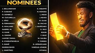 La Liste Du Ballon Dor Na Absolument Aucun Sens 😭🙏🏻