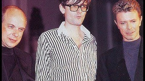 David Bowie & Brian Eno - Q Awards - Inspiration Award - London - 07 November 1995