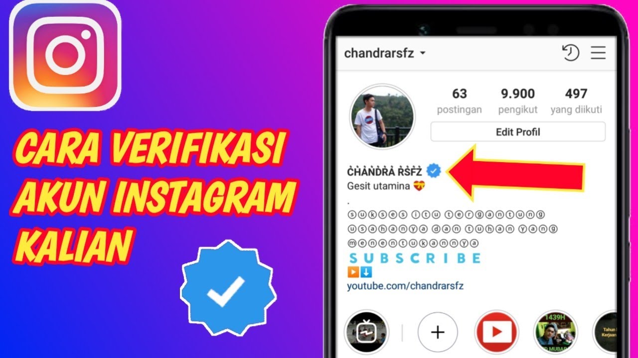 Tips Trik Verifikasi Akun Instagram Dapatkan Logo Centang Di Instagram Tutorial Instagram Youtube<script async src=