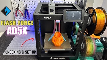 FlashForge AD5X Unboxing & Setup – Multicolor 3D Printer for ONLY $399!