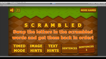 Scrambled Word Game - Creating a new level