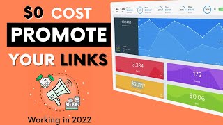 FREE Advertising Websites 💥Best Ways to Promote Affiliate Links Free 2022