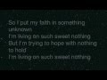 Calvin Harris ft. Florence Welch- Sweet Nothing LYRICS