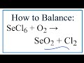 Balancing Chemical Equations and Chlorine