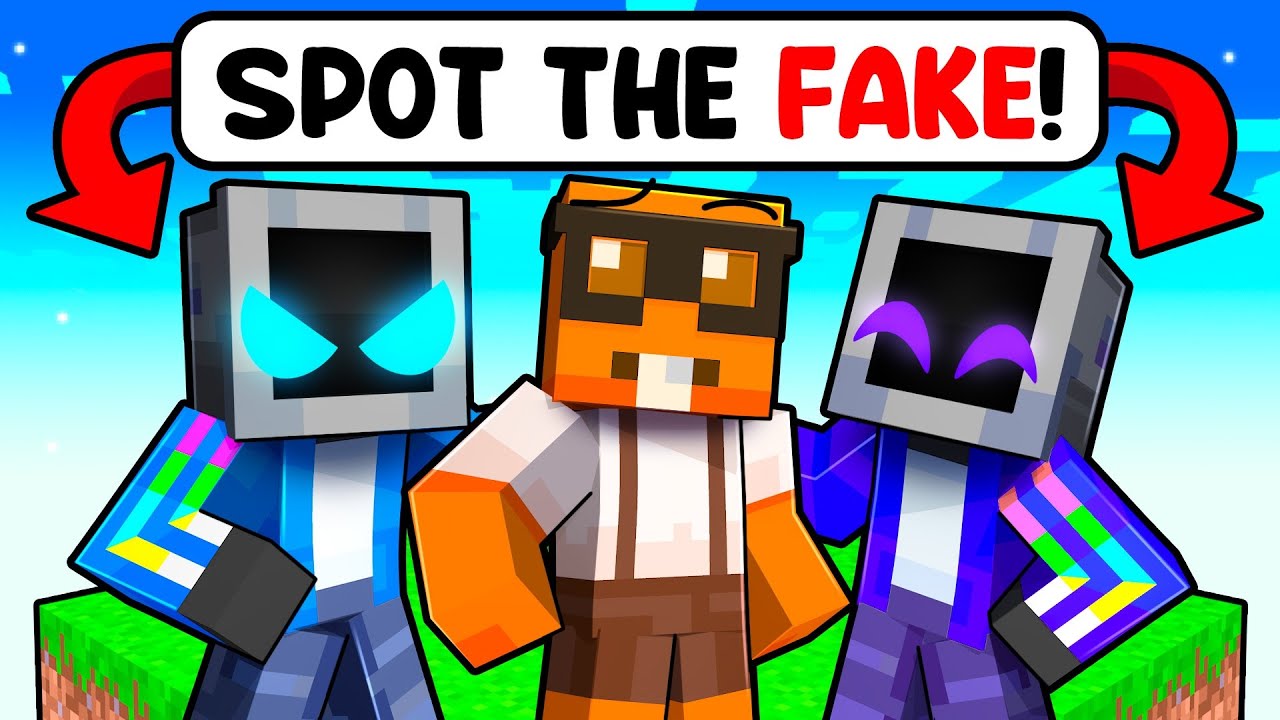Spot the Fake TEEVEE in Minecraft!