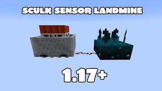 Minecraft 1.17+ Sculk Sensor Landmine (20w49a)