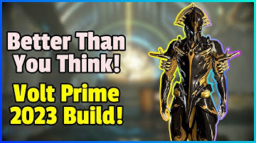Better Than You Think! | Volt Prime | Steel Path Viable Build | Warframe