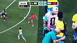 NEYMAR RECADRE VINICIUS, SAIBARI PETIT PONT ! BRÉSIL 1-1 MAROC : MATCH NUL... (bonus)