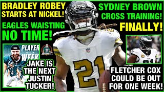 This Happened At Practice Eagles Are Saved Sydney Brown Cross Train Robey To Start? Injury Report
