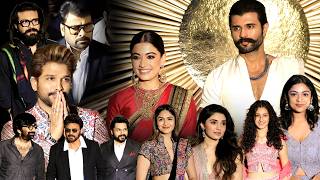 Rashmika Mandanna And Vijay Deverakonda Reception FULL VIDEO | Allu Arjun, Ram Charan, Venkatesh