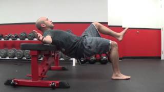Single Leg Hip Thrust with Emphasized Eccentric