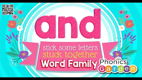 AND | Word Family | Stick Some Letters Stuck Together | Phonics Garden