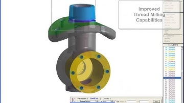 Toolpath Modeling Improvements in SmartCAM V17 Video