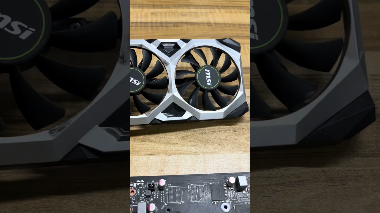 Tear down Nvidia MSI GTX Geforce 1650 4GB ddr5 graphics card (GPU disassembly)