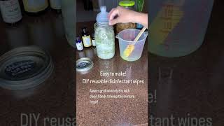 Easy DIY reusable cleaning wipes!
