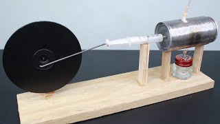 Making a Stirling Engine from a Coke Can - Making an Engine at Home