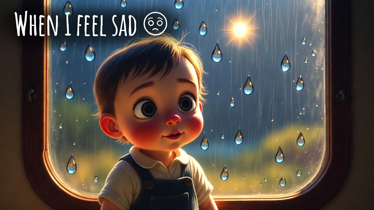 The Rain Inside My Heart 🌧💛 | Feelings Song for Kids