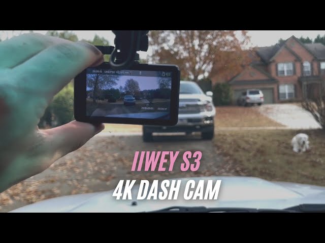 iiwey S3- Upgraded 4K Dash Cam Built with WiFi GPS UHD 2160P Dashboard  Camera