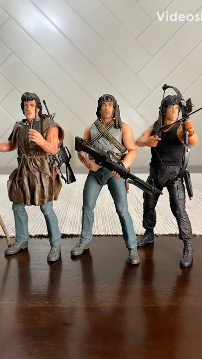 Neca Rambo First Blood figures #neca #rambo #collection