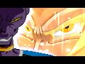 Goku vs Beerus. The Birth of a "Super Saiyan God" -  Dialogue only [What-IF Sprite Animation]