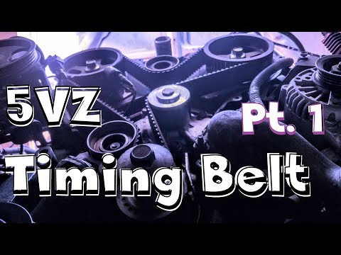 Toyota 5VZ (3.4L) Timing Belt, part 1: Removal & TDC