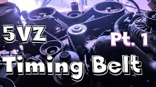 Toyota 5VZ (3.4L) Timing Belt, part 1: Removal & TDC