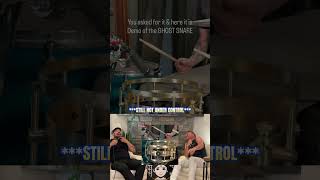 A demo of the all-new GHOST SNARE sample pack #drums #reactionvideo #funny