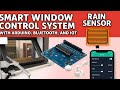 DIY IoT Smart Window Control System with Blynk | Wind &amp; Rain Sensor Automation
